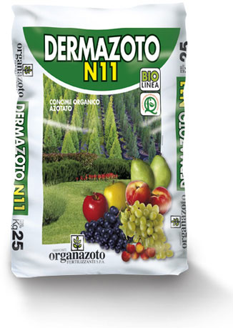 concime organico biologico dermazoto n 11 kg 25